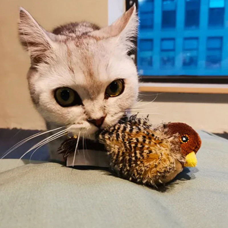 PurrTweet - Interactief tsjilpend vogelspeeltje voor katten