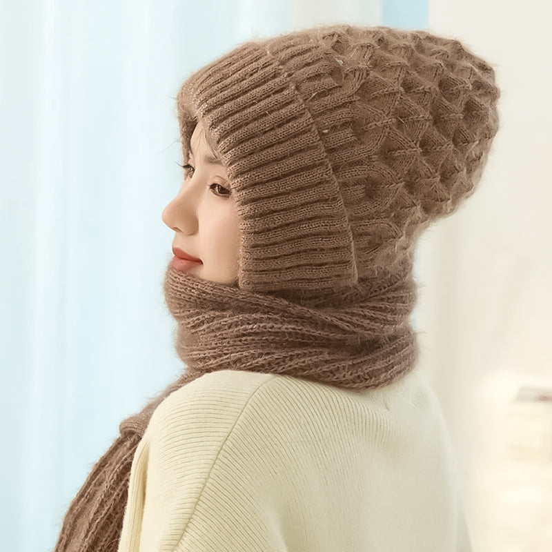 1+1 GRATIS | ScarfBeanie™ - damessjaal en muts in één [laatste dag korting]