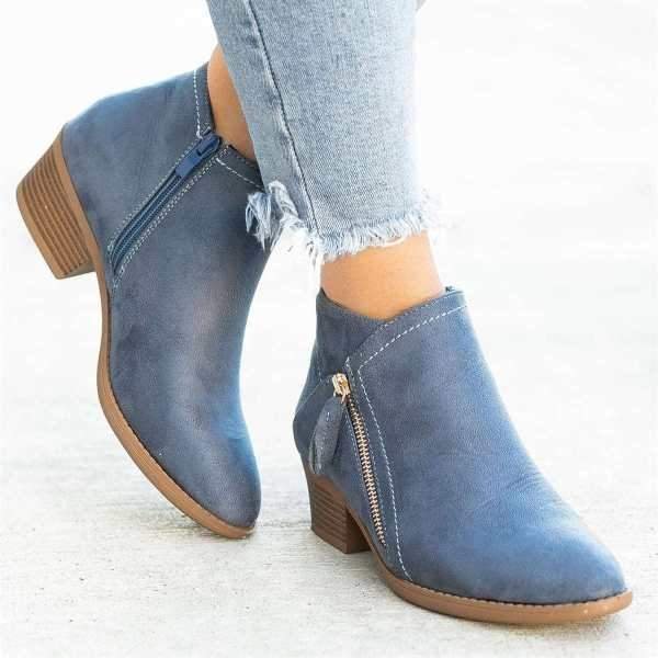 Orthopedische leren laarzen voor dames™ - Ongeëvenaard Comfort en Ondersteuning