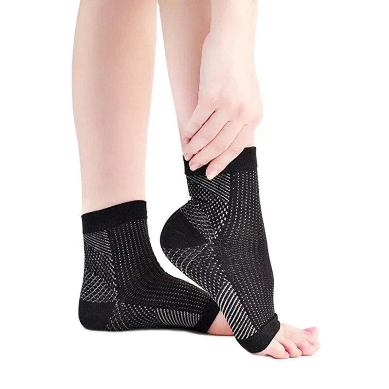 FlexiBrace- Neuropathie Sokken Enkelbeschermer | 1+1 GRATIS