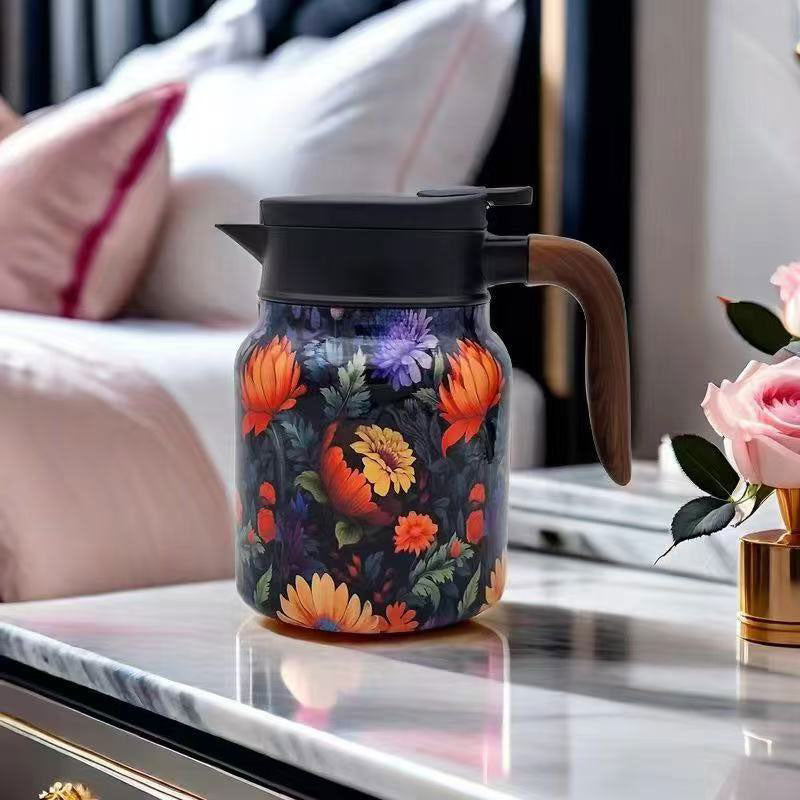FlowBrew™ | Theepot met Zeef & 6 Uur Warmhoudfunctie – Nooit meer lauwe thee
