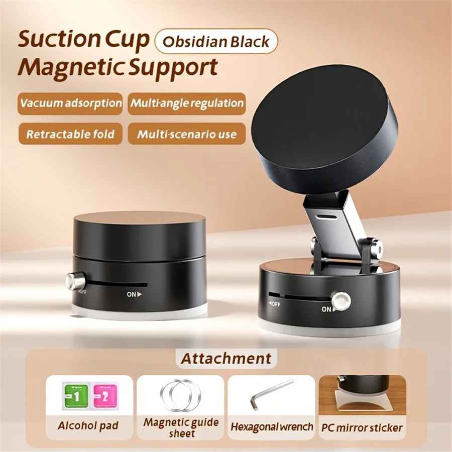 FlexMount™ – Magnetische Telefoonhouder met Sterke Zuignap