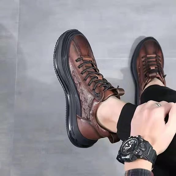 LeisureEase™ - Leren Sneakers Voor Heren!