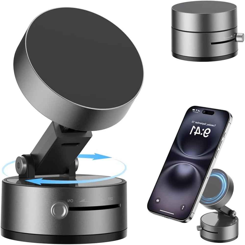FlexMount™ – Magnetische Telefoonhouder met Sterke Zuignap