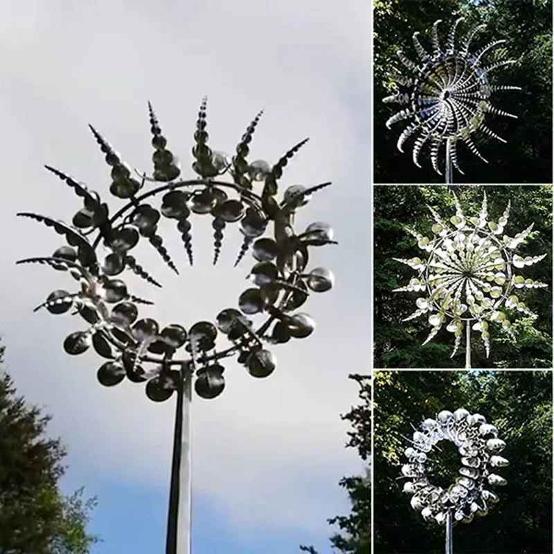 WindAura™ | Kinetische Tuinsculptuur – Pure rust bij elke bries, zonder stroom of geluid