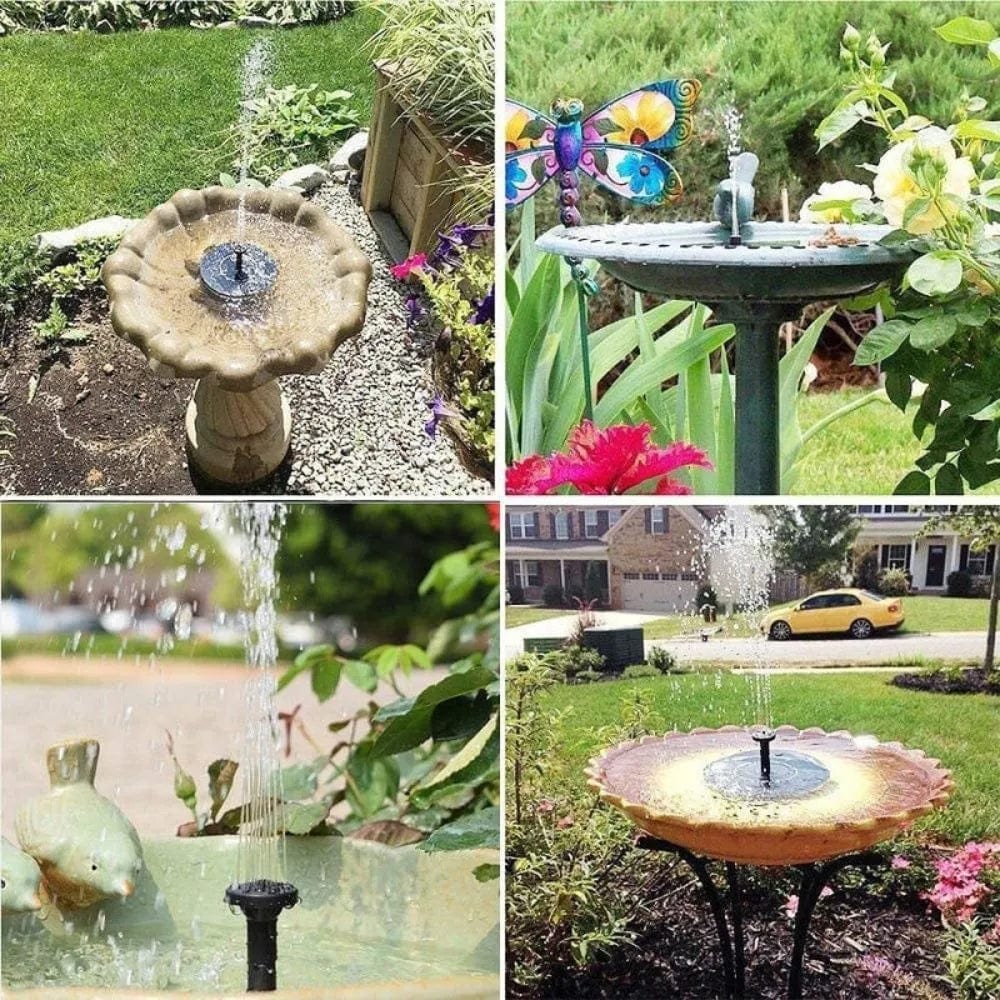 SolarFontein™ – 1+1 GRATIS! Twee zonnefonteinen voor een verfrissende en sfeervolle tuin
