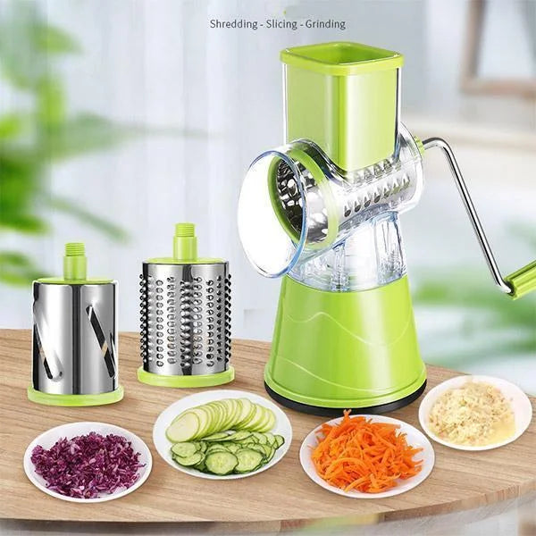 ChefRasp™ 3-in-1 Groentesnijder – Snel, Veilig & Zonder Gedoe Snijden en Raspen