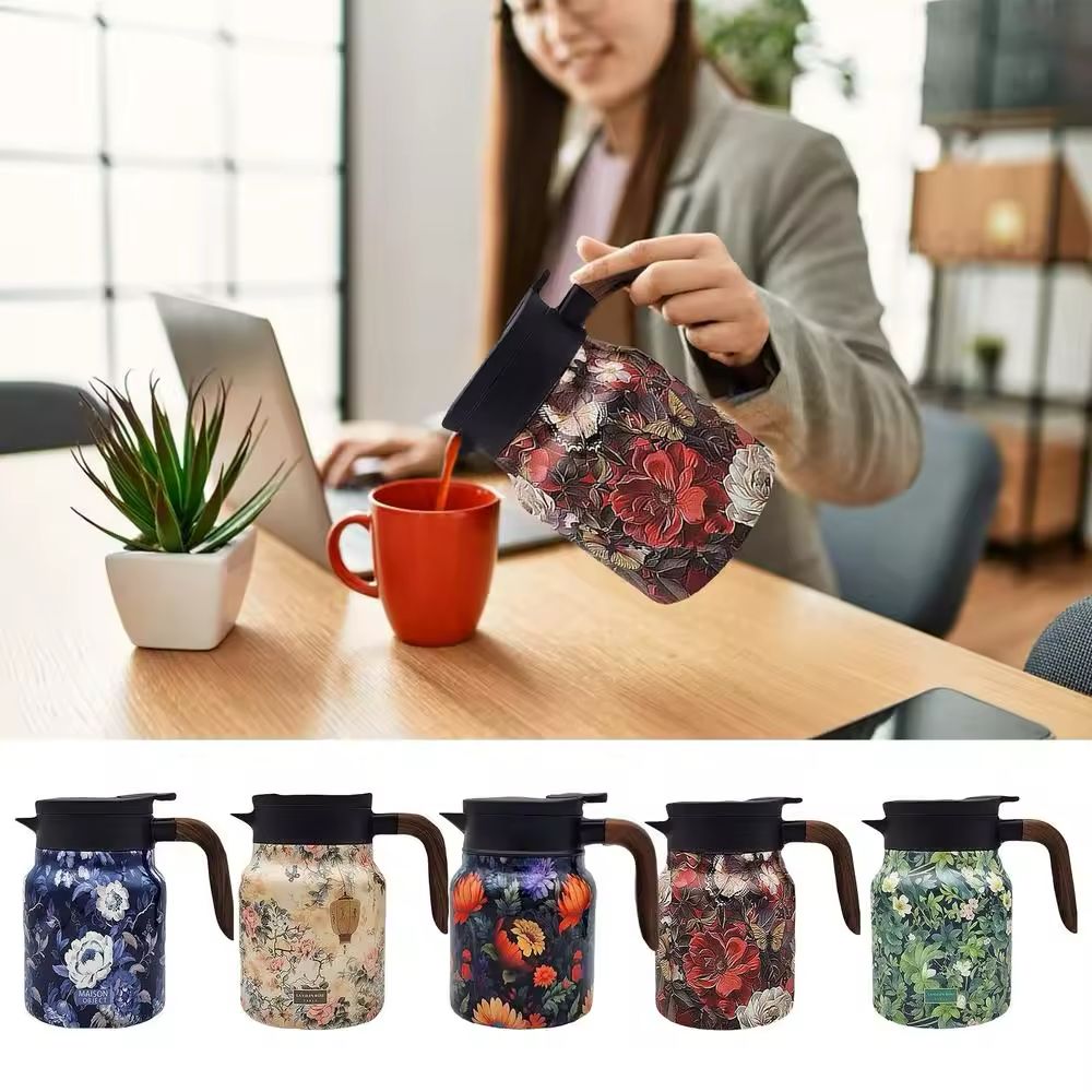 FlowBrew™ | Theepot met Zeef & 6 Uur Warmhoudfunctie – Nooit meer lauwe thee