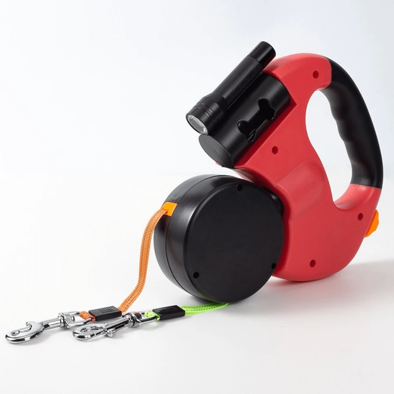 50% KORTING | LumiPup - Dubbele Wikkel Hondenriem met Zaklamp [Laatste dag korting]