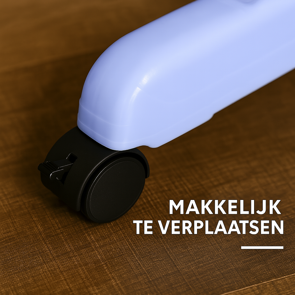 SpaceDry™ – Verrijdbaar & Opvouwbaar Droogrek met Kledinghangersteunen