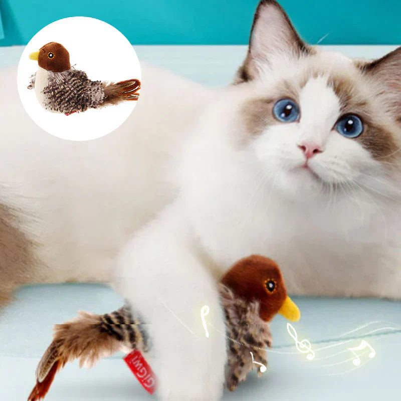 PurrTweet - Interactief tsjilpend vogelspeeltje voor katten