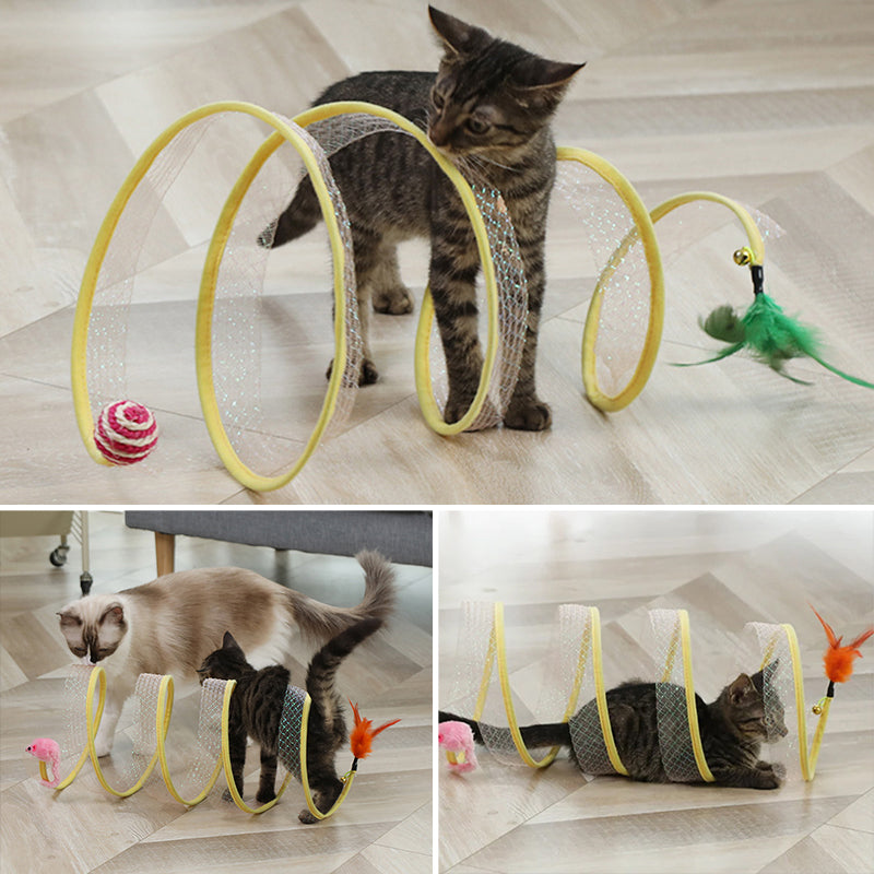 MeowTunnel™ - S-type kattentunnelspeeltje [laatste dag korting]