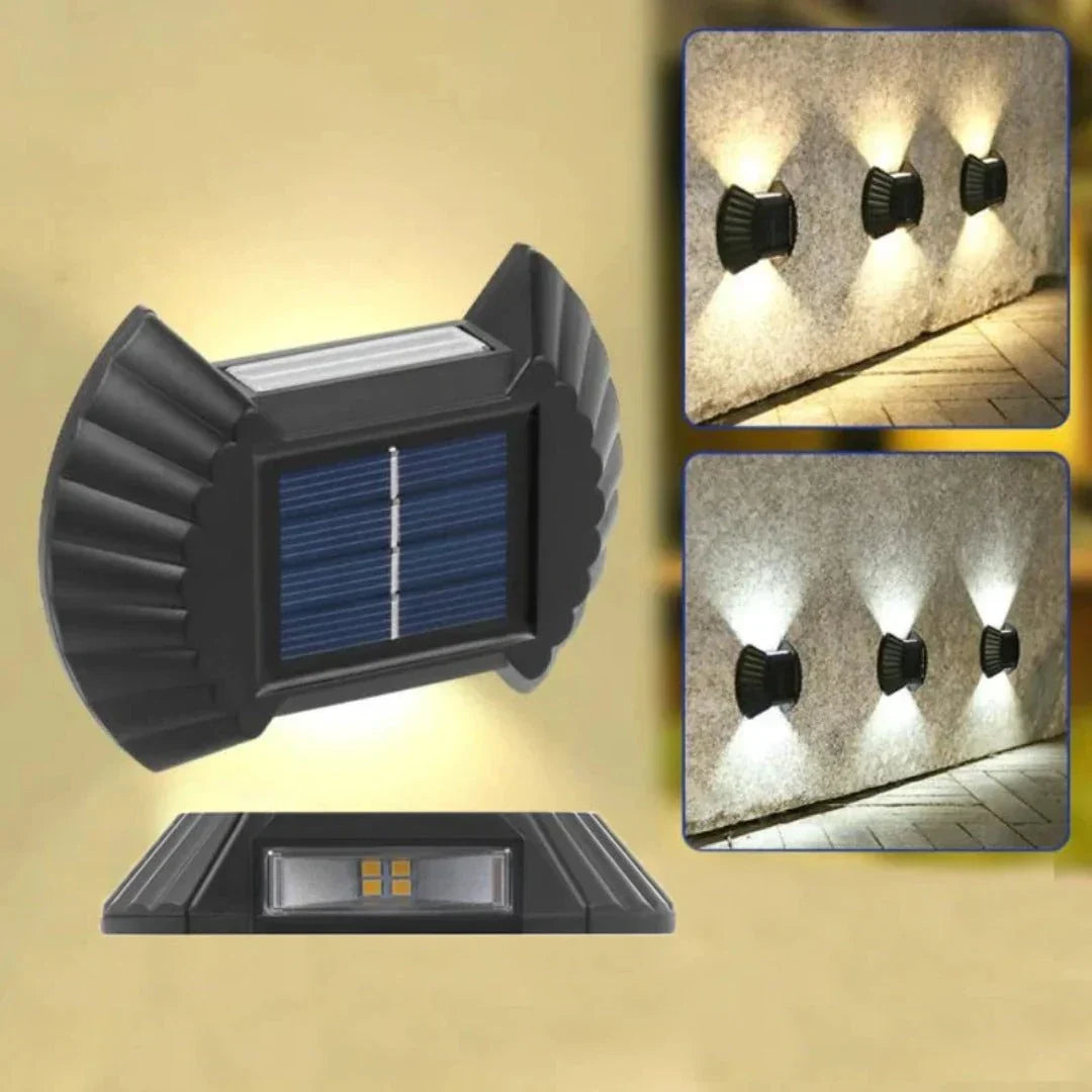 LumiCoquille™ | 1+1 Set – 2 Zonne-LED Tuinlampen zonder Stroomkosten