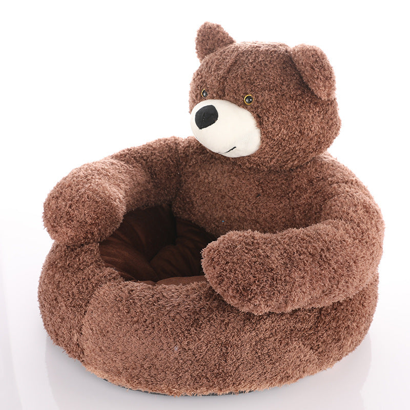 CuddleCub™ - Winter hondenbed van pluche in de vorm van een beer [Laatste dag korting]