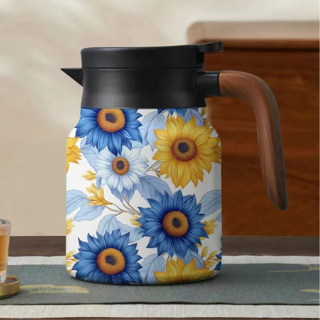 FlowBrew™ | Theepot met Zeef & 6 Uur Warmhoudfunctie – Nooit meer lauwe thee