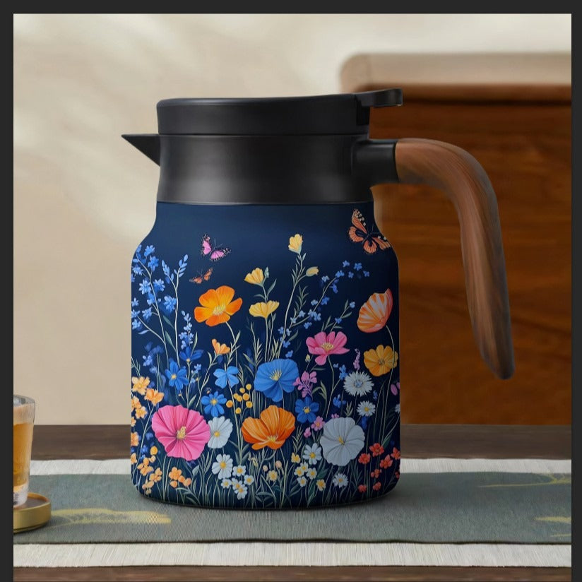 FlowBrew™ | Theepot met Zeef & 6 Uur Warmhoudfunctie – Nooit meer lauwe thee