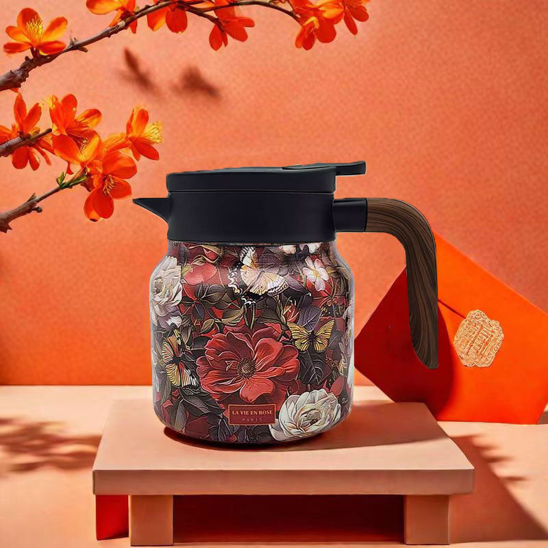FlowBrew™ | Theepot met Zeef & 6 Uur Warmhoudfunctie – Nooit meer lauwe thee