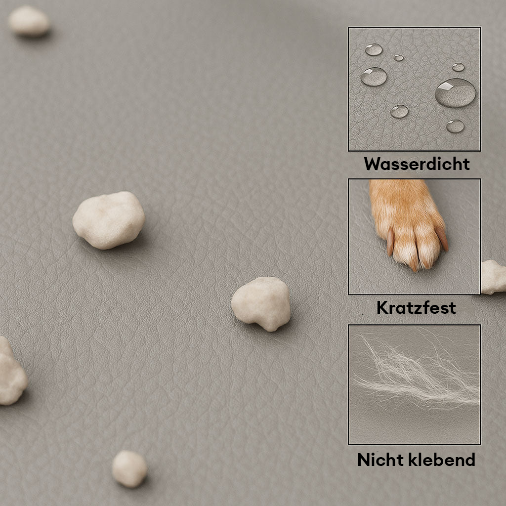 🐾 CoreLounge™ | Luxe Opvouwbaar Orthopedisch Hondenbed van Kunstleer – Extra Groot & Ondersteunend