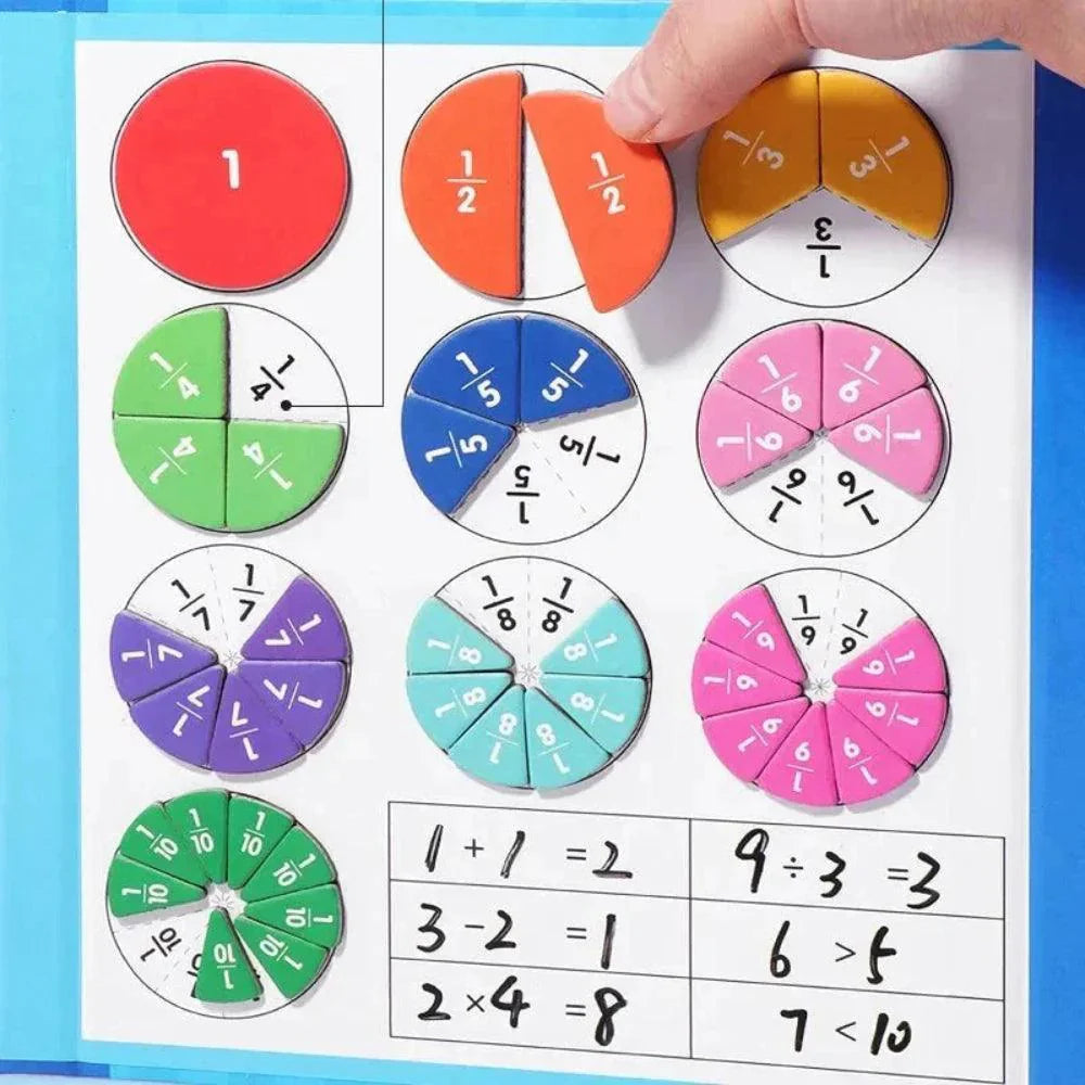 Magnetisch Breuken Spel | Leer gemakkelijk breuken begrijpen