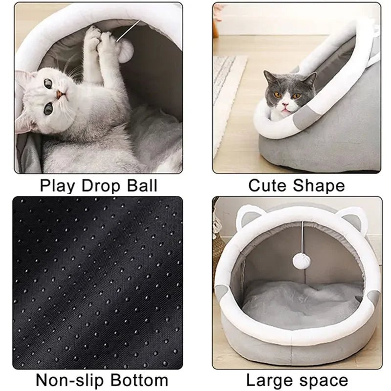 PurrDome - Knusse gesloten kattenbedgrot