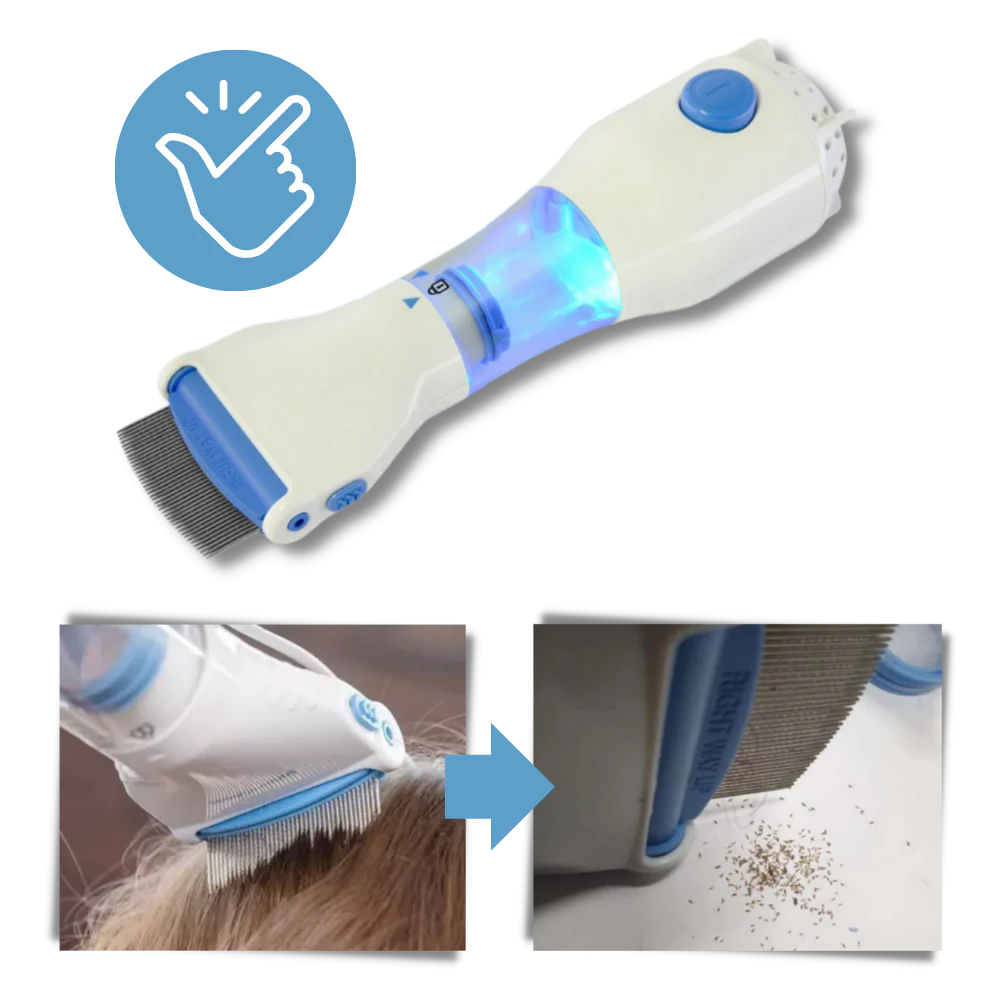 Livcura™ | Verwijdert luizen uit het haar in enkele seconden